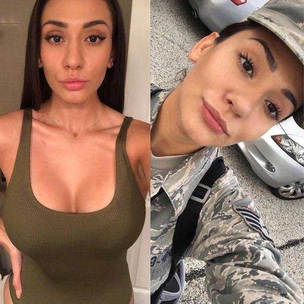 Asker Olduğuna İnanamayacağınız Amerikan Askeri Kadınlar