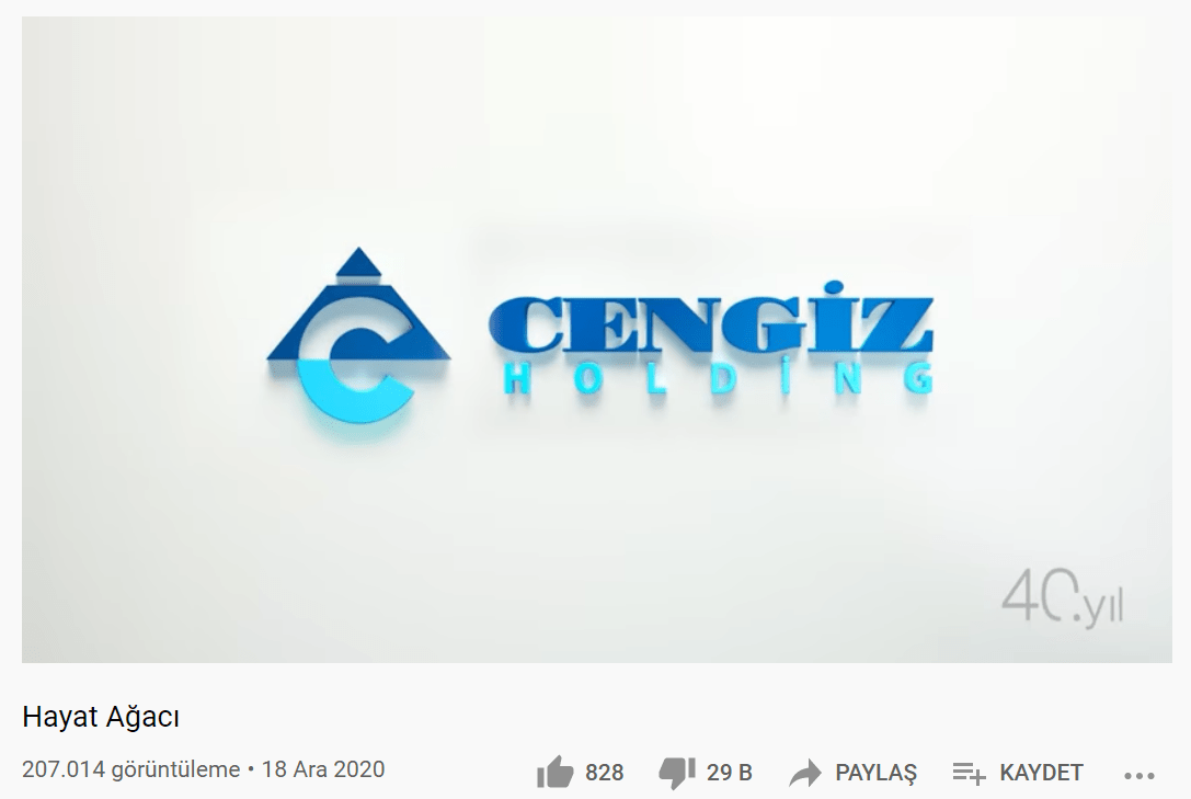 Cengiz Holding’in Dislike Rekoru Kıran Reklam Filmi