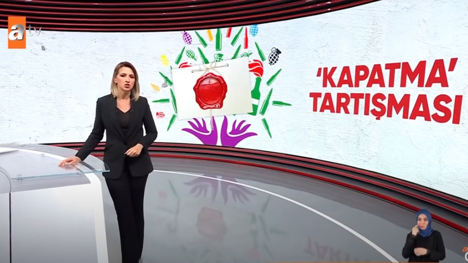 Logosundaki Yaprakları Mermilerle Değiştiren HDP, ATV Hakkında Suç Duyurusunda Bulundu