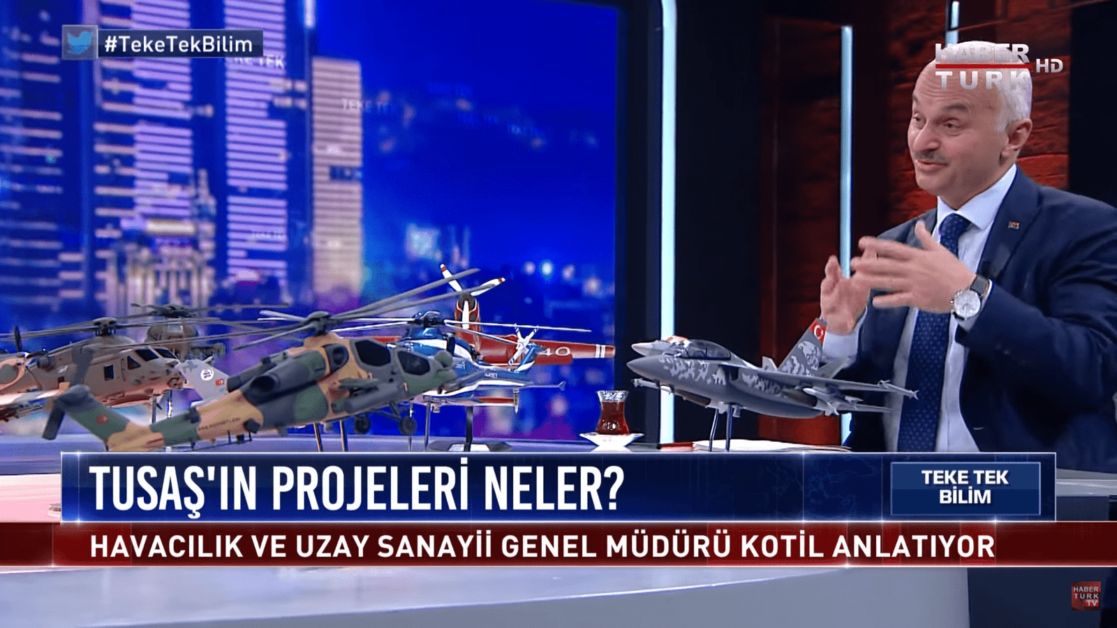 HaberTürk’e Konuk Olan Temel Kotil Yerli Uçağımız Hakkında Bilgiler Verdi