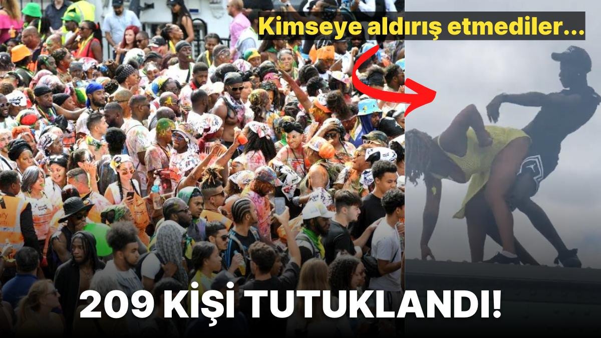 209 Kişinin Tutuklanıp 1 Kişinin Öldürüldüğü Londra’da Düzenlenen Notting Hill Karnavalı İnfiale Neden Oldu!
