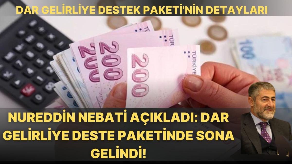Dar Gelirliye Destek Paketi’nin Detayları Belli Oldu: 30 Milyar Borç Silinecek!