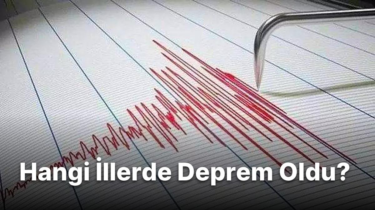 Son Depremler: 28 Ağustos Pazar Türkiye’de Deprem Oldu mu? Kandilli Rasathanesi ve AFAD Deprem Listesi
