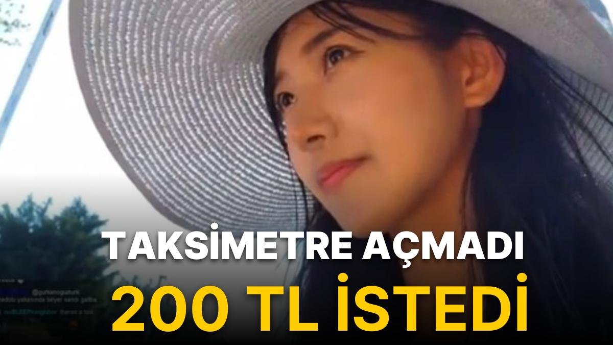 Taksici, Koreli Turist Kadın’dan Kısa Mesafe İçin 200 TL İstedi, Taksimetre Açmadı