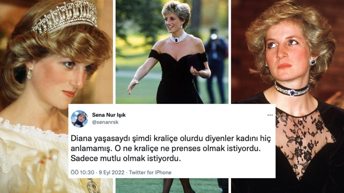 II. Elizabeth’in Vefatının Ardından Sosyal Medyanın Gündemine Gönüllerin Kraliçesi Prensens Diana Oturdu