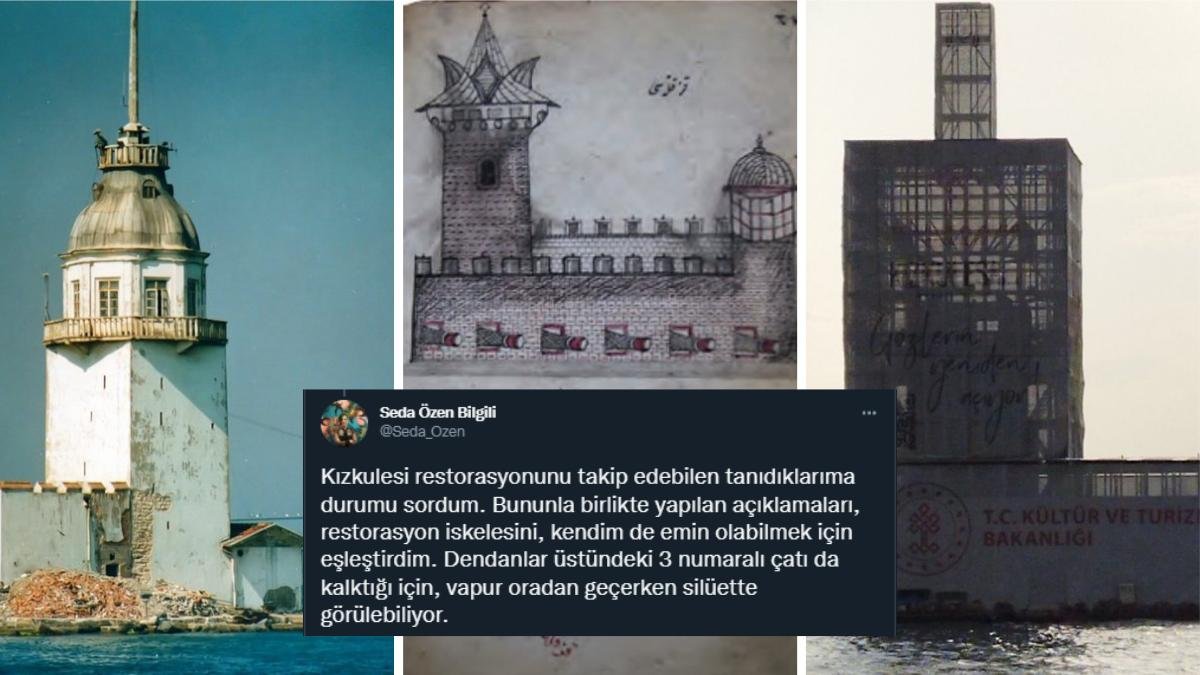 Sosyal Medyada ‘Kız Kulesi Nerede?’ Sorusunu Uzmanlar Yanıtladı: Restorasyonda Sökülen Çatı Nasıl Yapılacak?