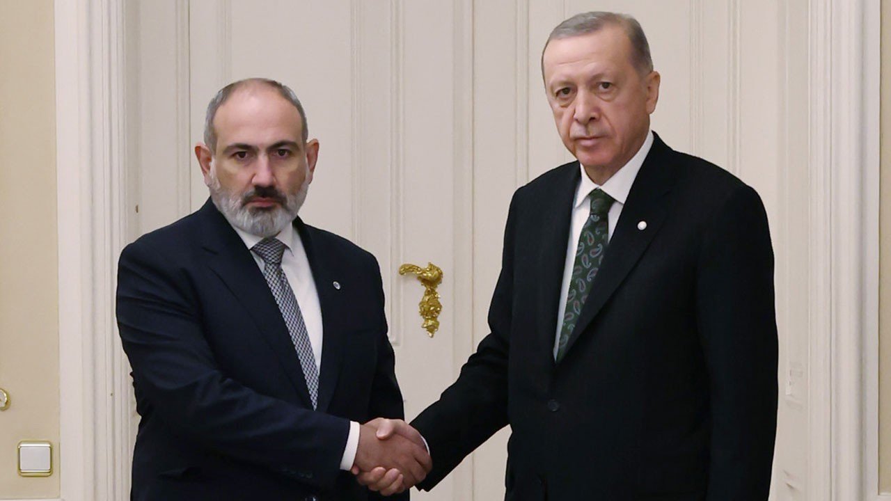Cumhurbaşkanı Erdoğan, Paşinyan’ı kabul etti