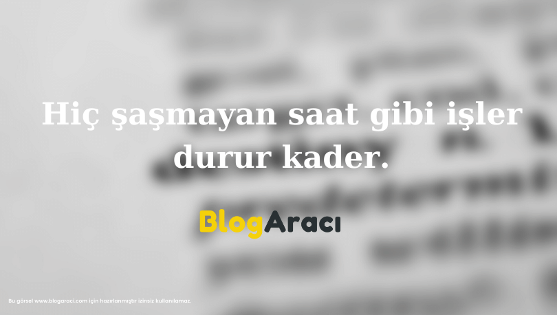 Kader Sözleri