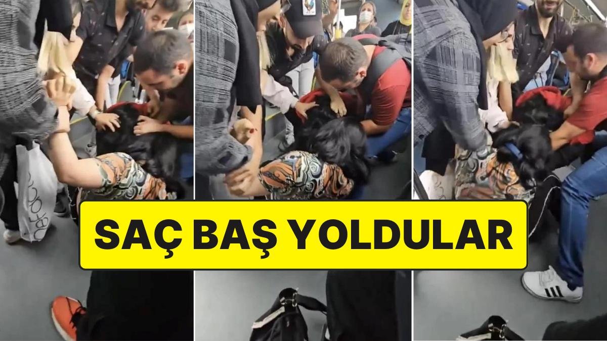İki Kadın Yolcu Birbirine Girdi: İETT Otobüsünde Boş Koltuk kavgası