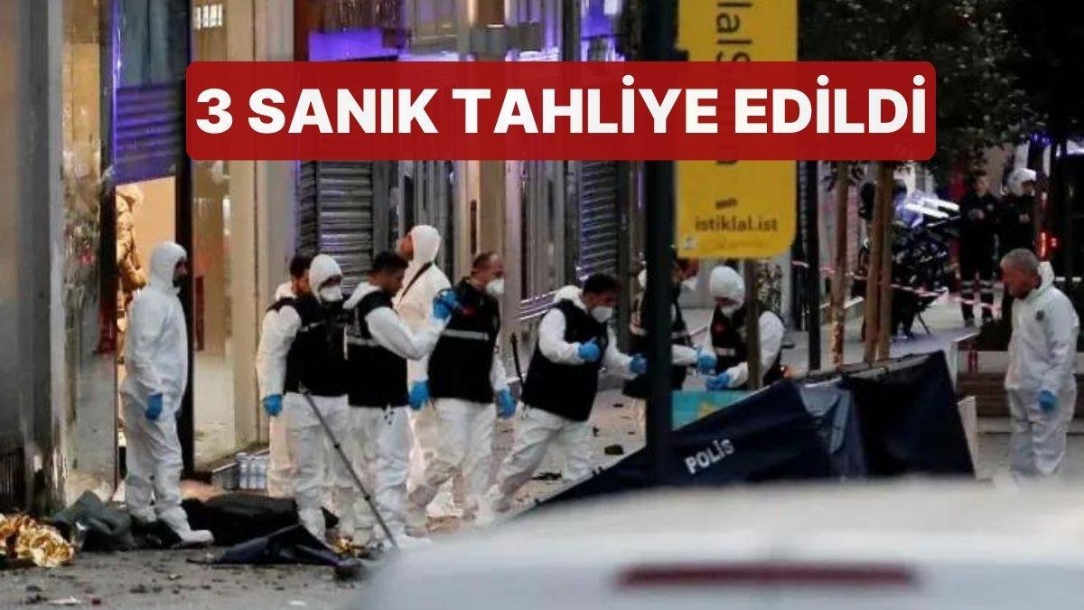 İstiklal Caddesi’ndeki Terör Saldırısı Davasında Yeni Gelişme: 3 Sanık Tahliye Edildi