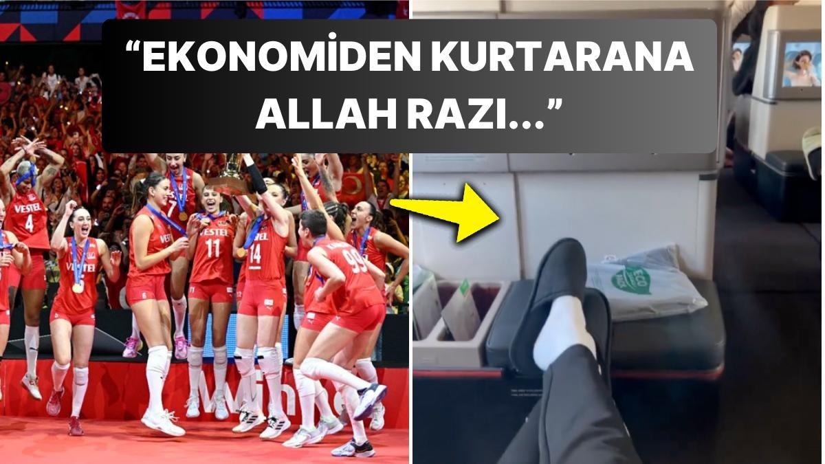 Tarifeli Uçakla Dönmeleri Tepki Çekmişti: Filenin Sultanı’ndan Dikkat Çeken ‘Ekonomi Uçuşu’ Paylaşımı Geldi!