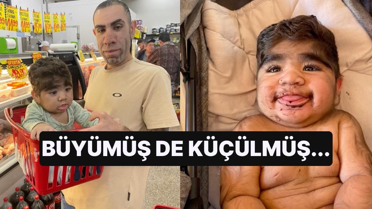 TikTok’ta Yetişkin Erkekler Gibi Saçı Sakalı Olan Bebeğin Videolarını Görenler Gözlerine İnanamadı