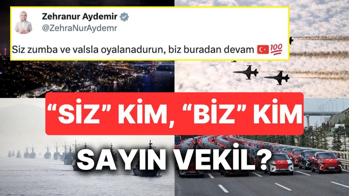 AK Parti Milletvekili Zehranur Aydemir’in 29 Ekim Paylaşımında Kullandığı Ayrıştırıcı Sözler Tepki Çekti