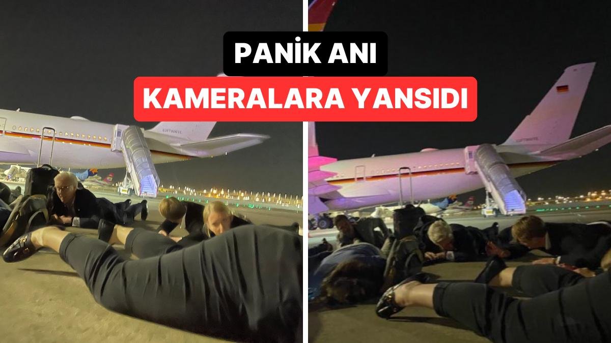 Almanya Başbakanı Scholz, Tel Aviv’den Ayrılırken Saldırı Sirenleri Çaldı, Panik Anı Anbean Kaydedildi