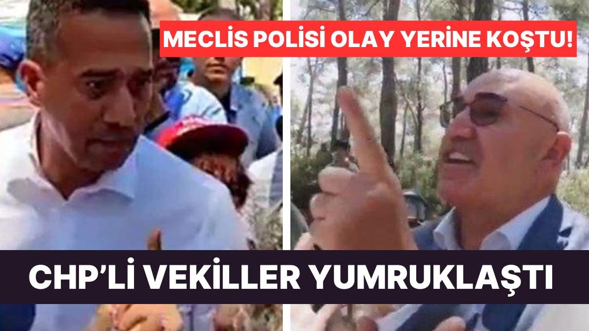 CHP’de İki Vekil Yumruk Yumruğa Kavga Etti! Meclis Polisi Olay Yerine Koştu