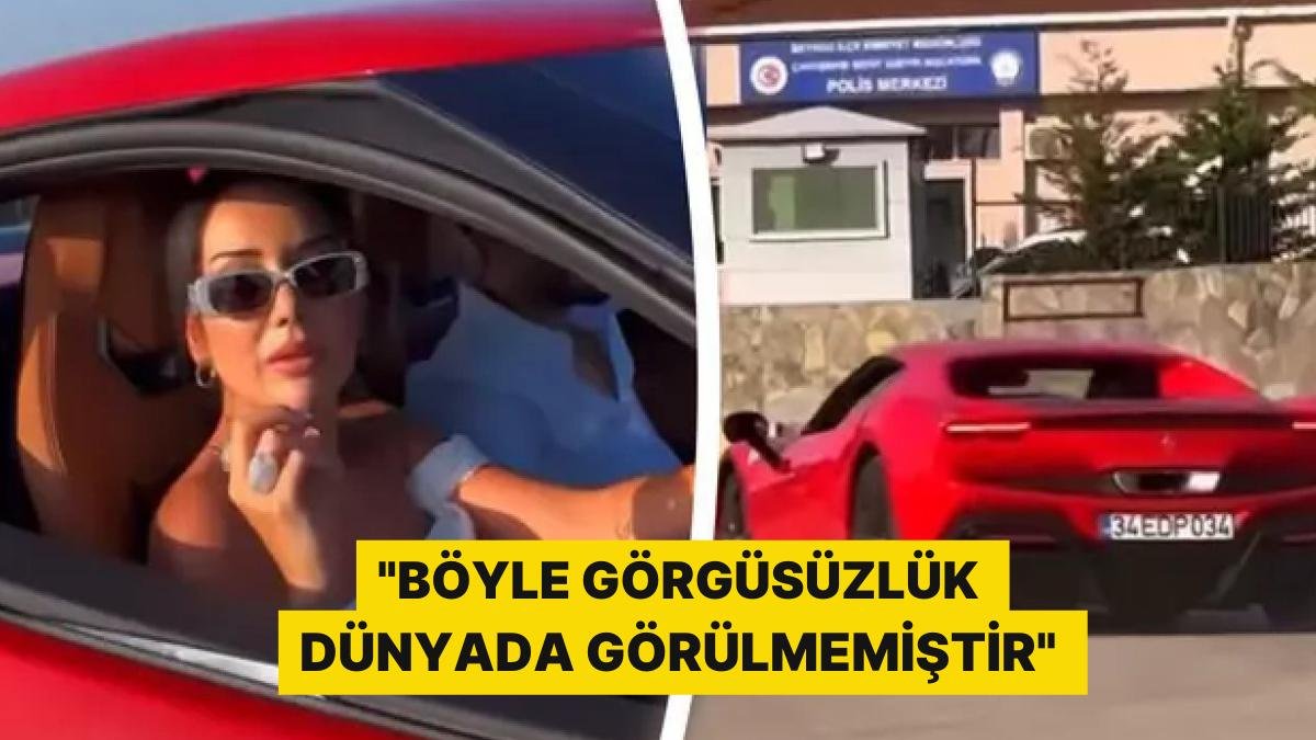 Dilan Polat’ın Ferrari ile Karakola Gitmesi Gündem Oldu: Nagihan Karadere Topa Tuttu