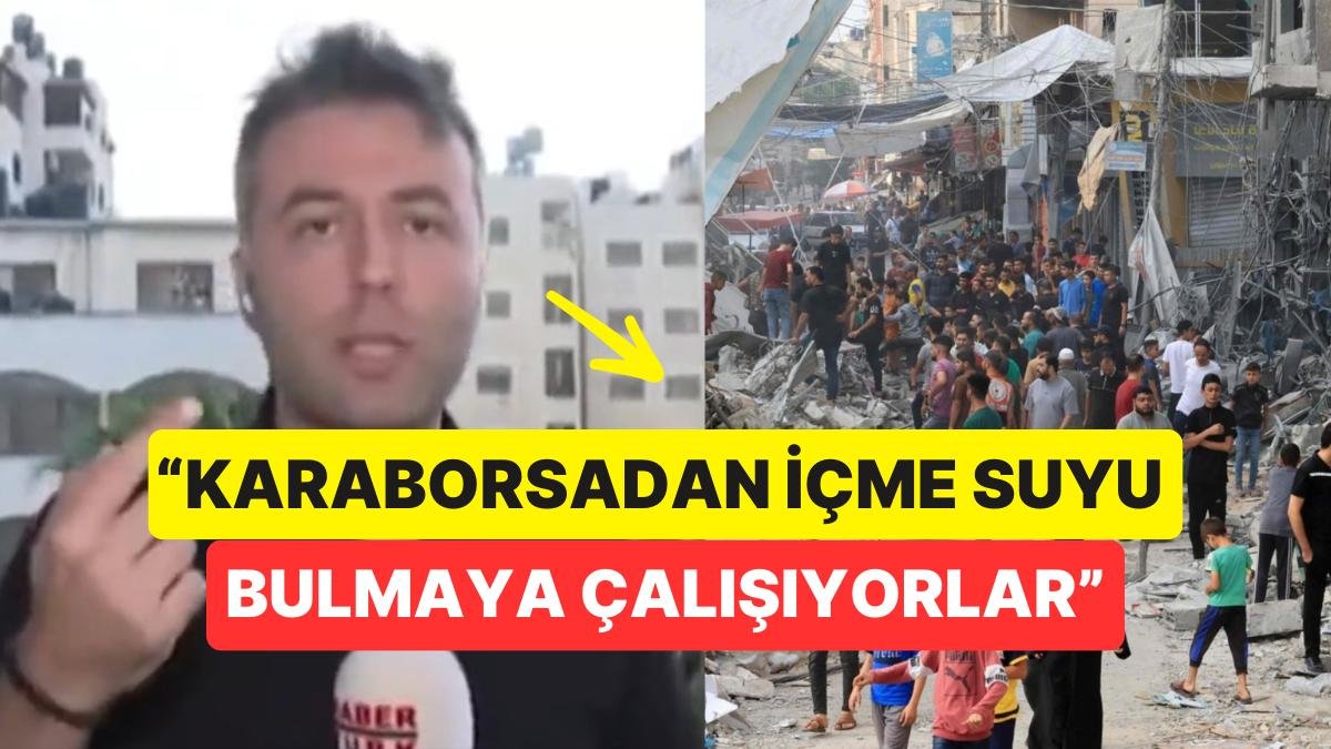 Gazeteci Mehmet Akif Ersoy, Gazze’deki Yaşam Mücadelesini Canlı Yayında Anlattı