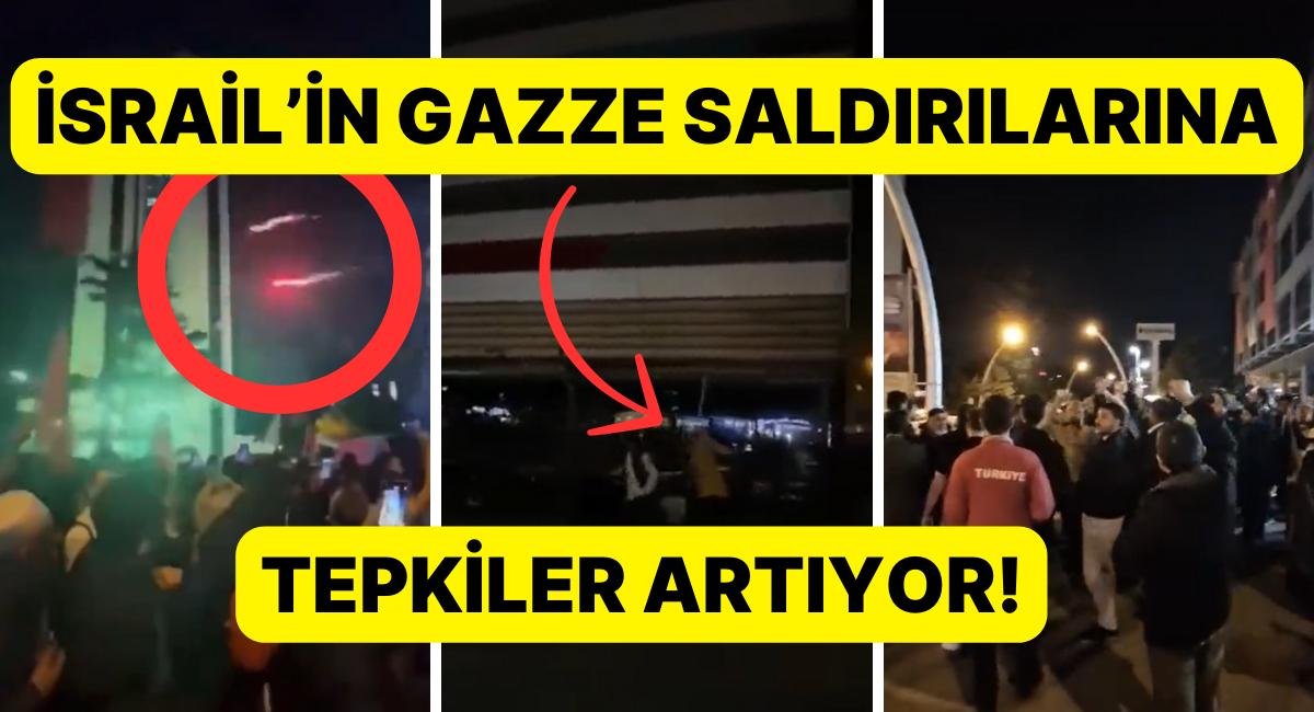 Gazze Bombalanıyor, Tepkiler Büyüyor!