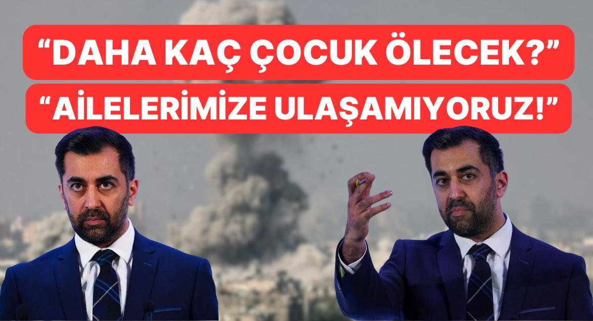 Gazze’de İletişim Hatları Kesildi, İskoçya Başbakanı Hamza Yusuf İsrail’e Sert Çıktı!