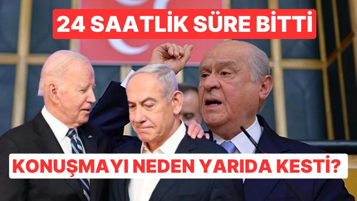 İsrail’e 24 Saat Vermişti: Devlet Bahçeli, Biden’ın Konuşmasını Bu Yüzden Yarıda Kestiğini İddia Etti
