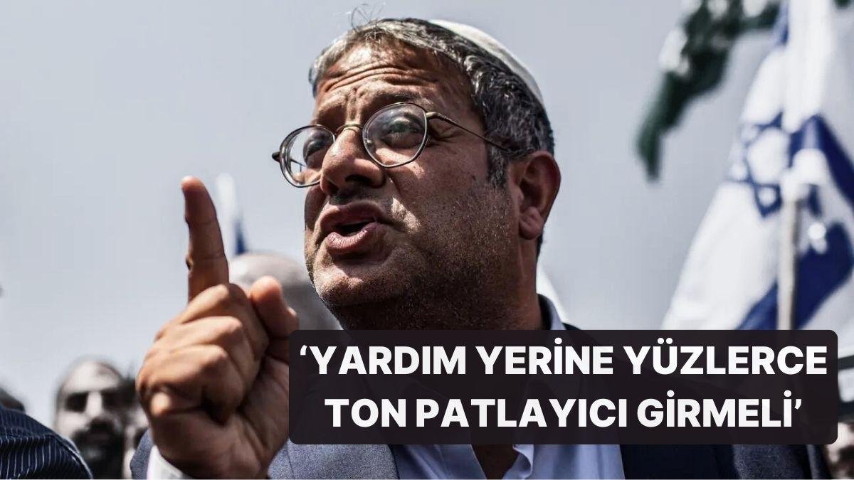 İsrailli Bakandan Hastane Saldırısı Sonrası Skandal Paylaşım! ‘Bölgeye Yardım Değil Patlayıcı Girmeli’