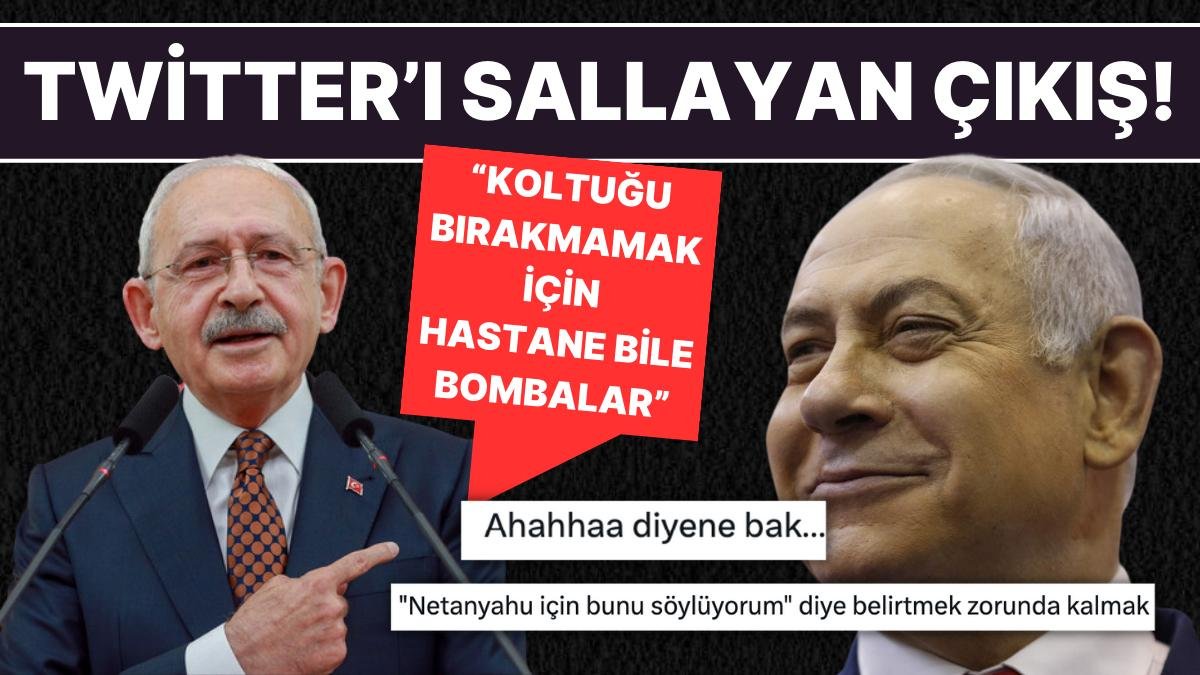 Kılıçdaroğlu’nun Netanyahu’ya Yaptığı ‘Koltuk’ Göndermesi Sosyal Medyayı Salladı!