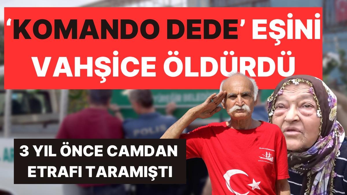 ‘Komando Dede’ Olarak Biliniyordu! Adana’da 70 Yaşındaki Emekli Öğretmen, Eşini Vahşice Katletti
