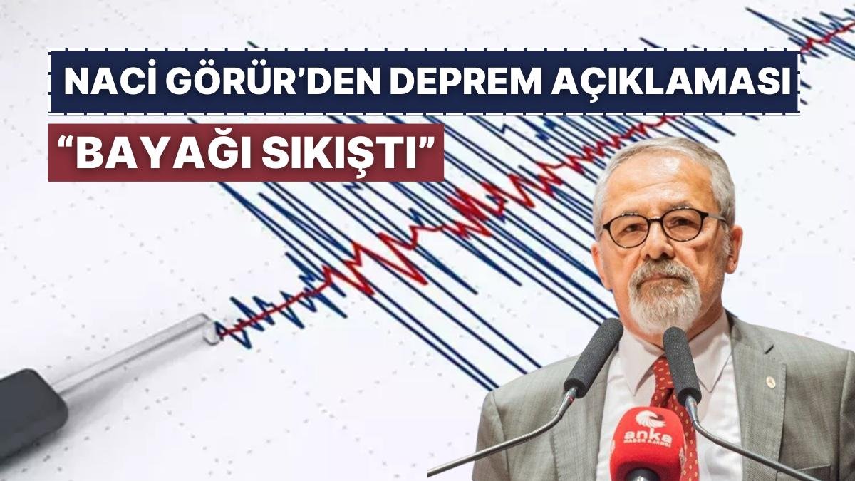 Naci Görür’den Doğu Anadolu İçin Deprem Uyarısı: ”Bayağı Sıkıştı”