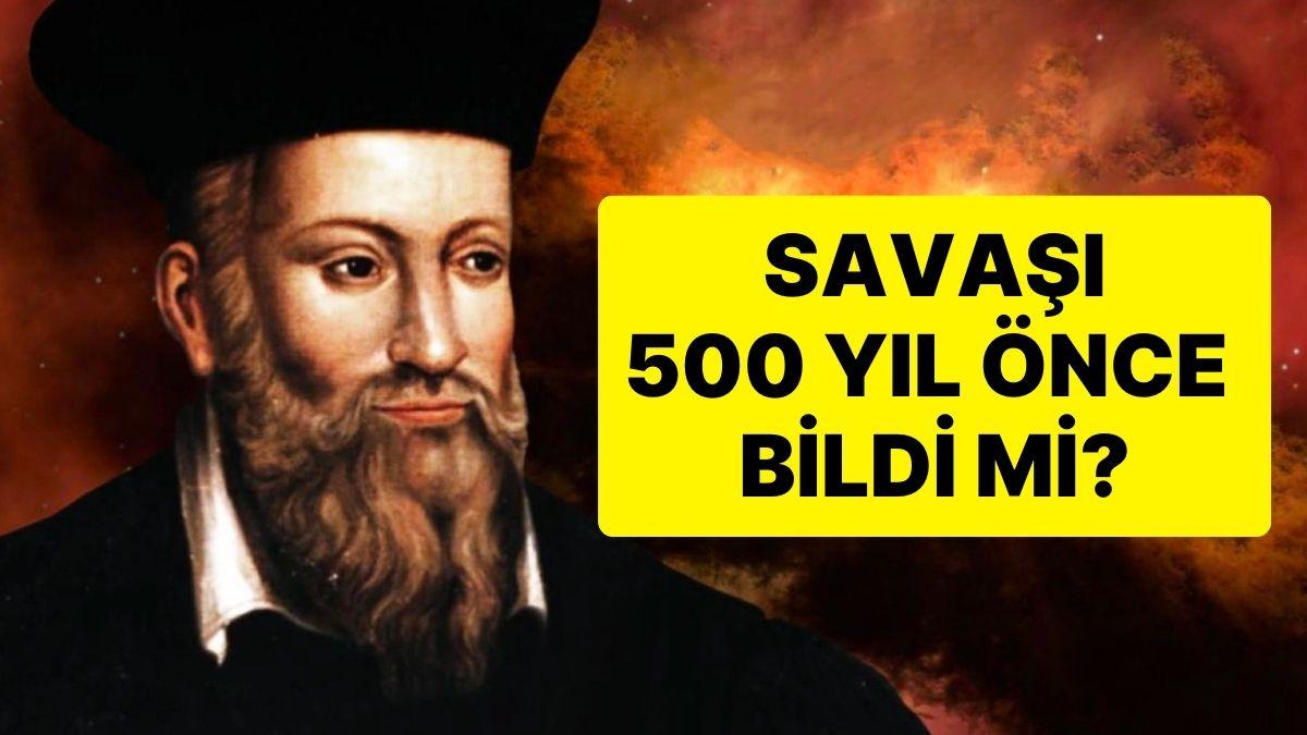 Nostradamus’un Tüyler Ürperten Kehaneti İsrail – Filistin Savaşı mı?