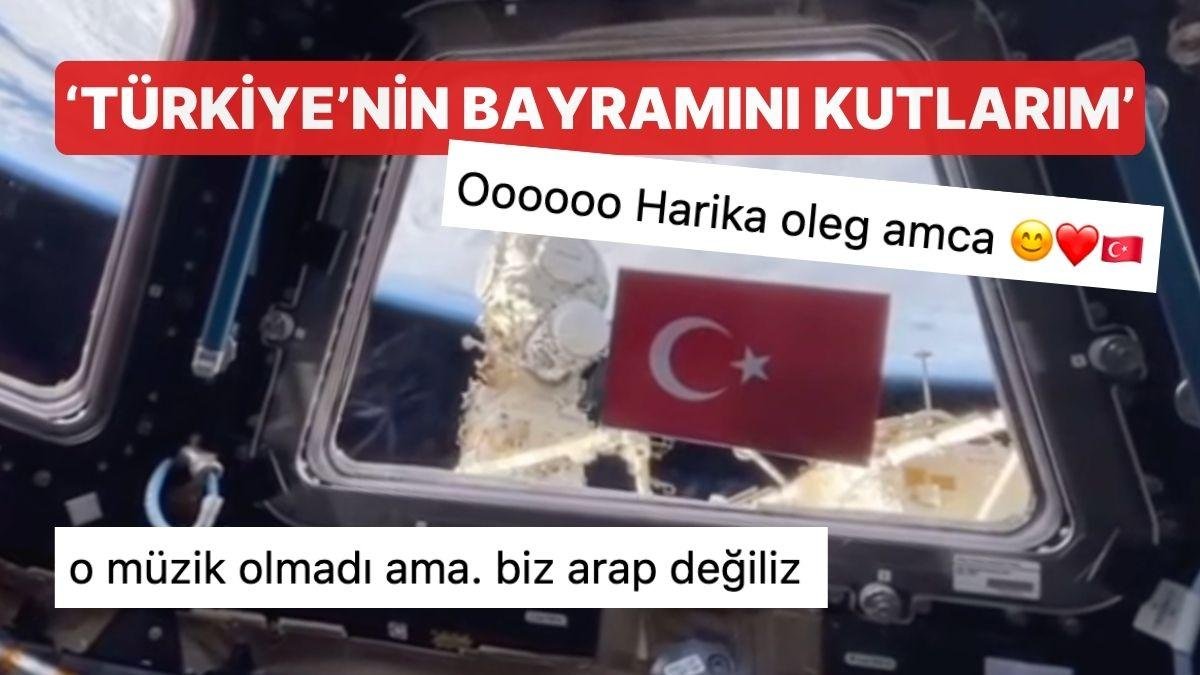 Rus Kozmonot, Uzay İstasyonunda Cumhuriyet’in 100. Yılını Kutladı! Vatandaşlar, Paylaşıma Akın Etti