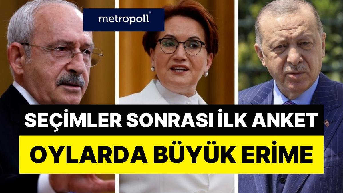 Seçimler Sonrası Metropoll’den İlk Anket: Oylarda Büyük Erime Var!