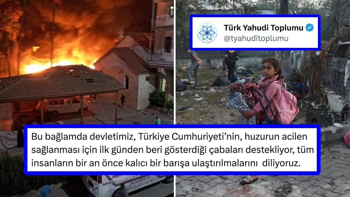 Türk Yahudi Toplumu’ndan İsrail’e Kınama: “Masum Sivillerin Katledilmesini Şiddetle Reddediyoruz”