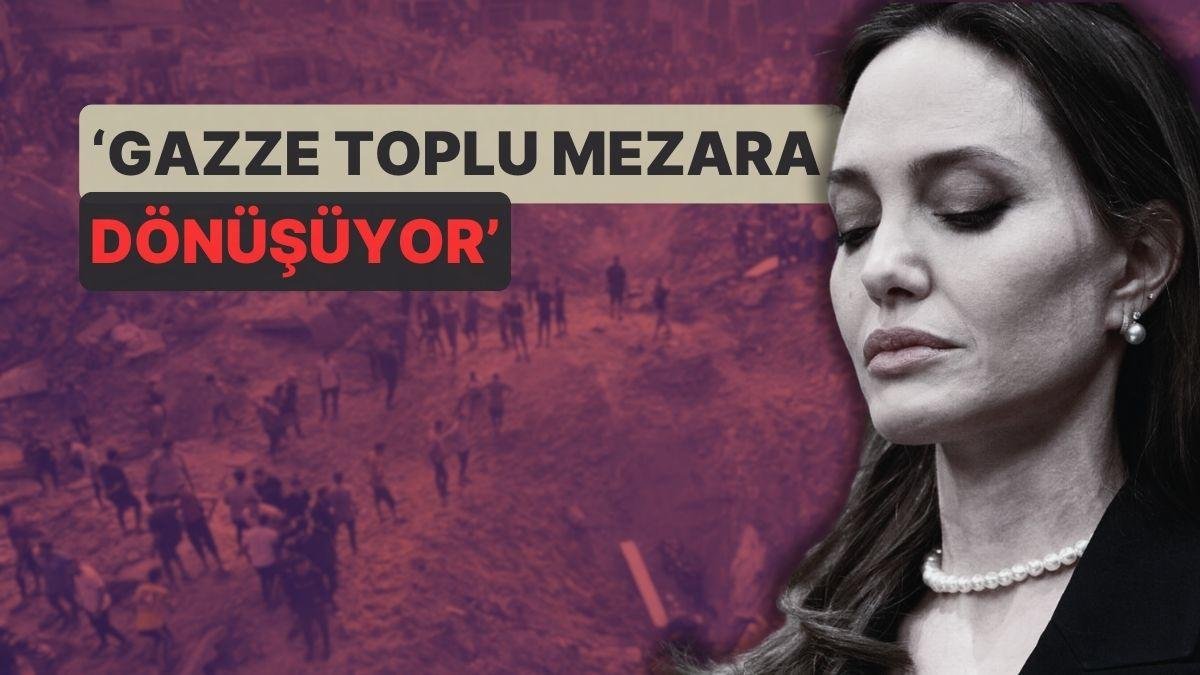 Angelina Jolie’den İsrail’in Cibali Kampı Saldırısına Tepki! ‘Gazze Toplu Mezara Dönüşüyor’