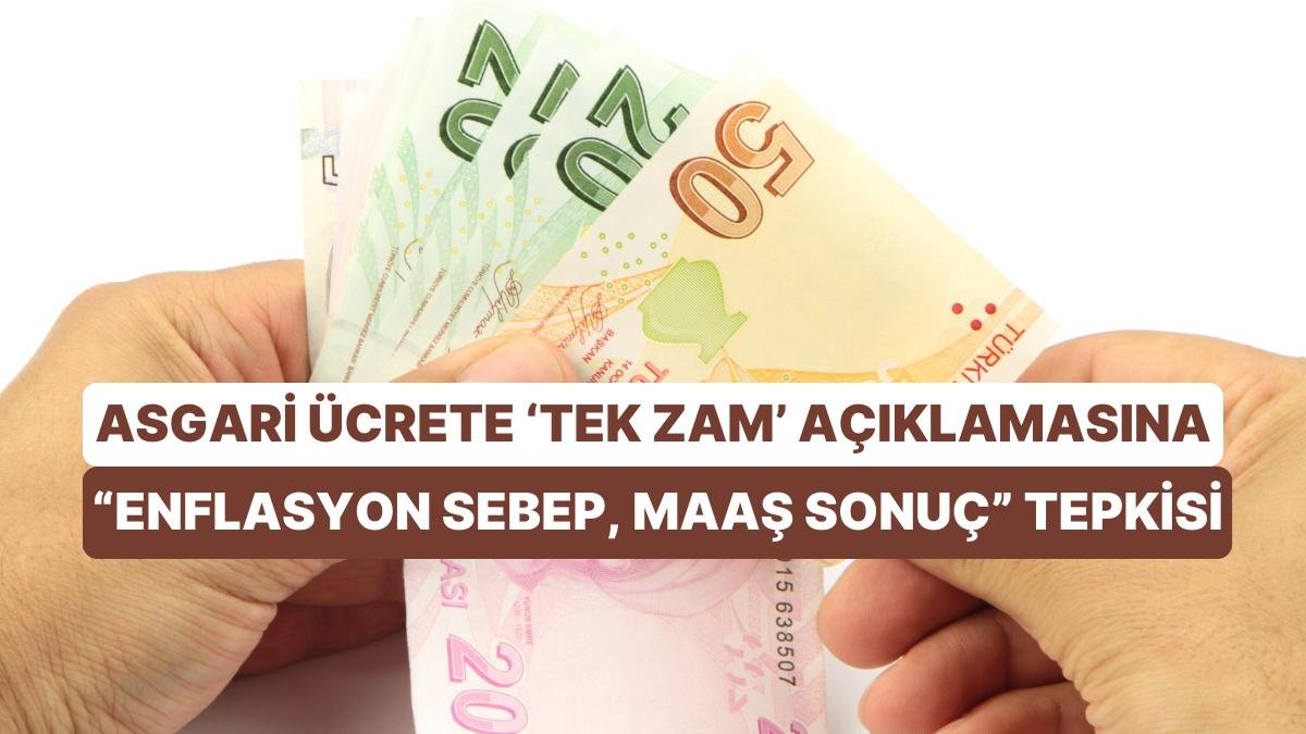 Bakan Asgari Ücrete ‘Tek Zam’ Dedi: Muhalefetten Tepki Gecikmedi