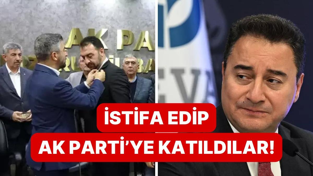 DEVA Partisi’nden İstifa Eden 800 Kişi AK Parti’ye Katıldı!