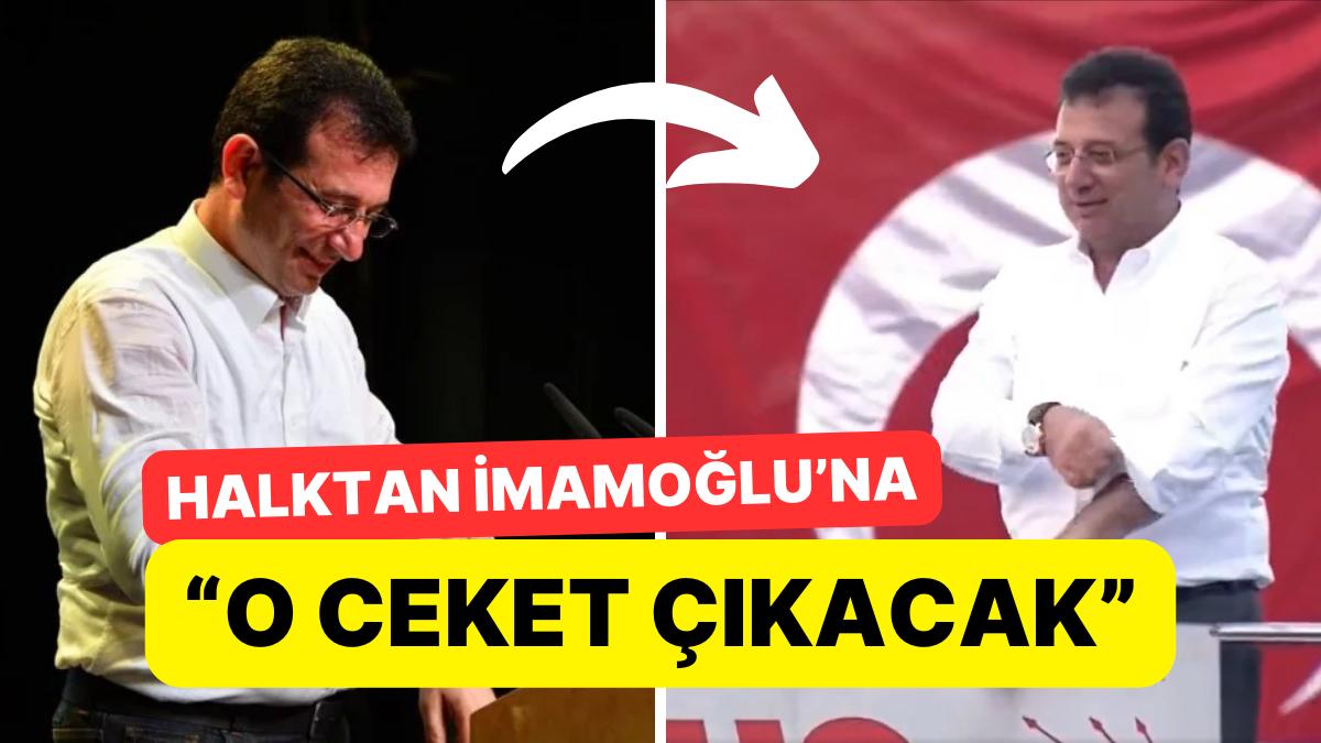 Ekrem İmamoğlu Osmaniye’de Halkın İsteği Üzerine Ceketini Çıkardı, Kollarını Sıvadı