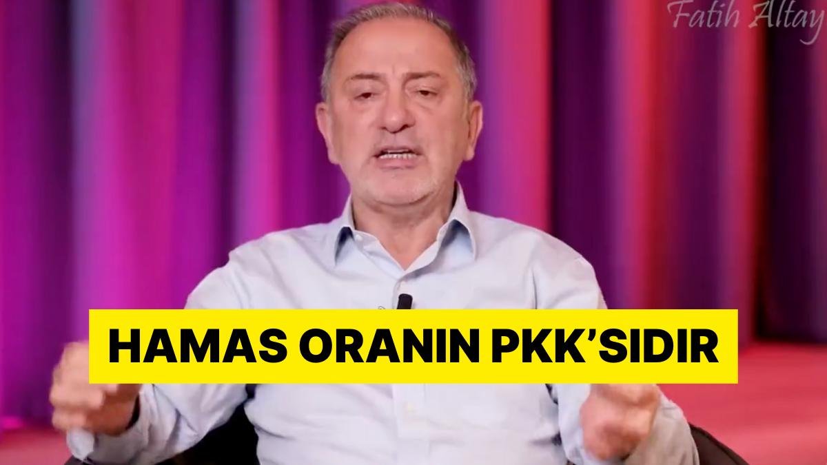 Fatih Altaylı’dan Çok Konuşulacak Hamas Açıklaması: Lamı Cimi Yok Terör Örgütüdür