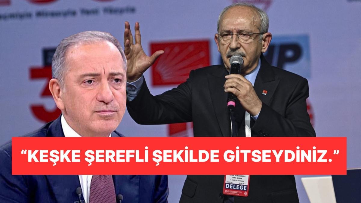 Fatih Altaylı’dan Kemal Kılıçdaroğlu’na: Keşke Şerefinizle İstifa Ederek Gitseydiniz!