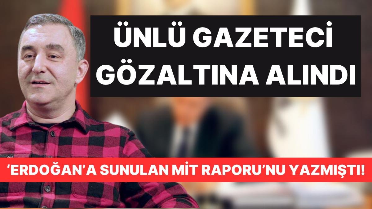 Gazeteci Tolga Şardan Gözaltına Alındı! MiT’in Erdoğan’a Gizli Bir Rapor Sunduğunu Yazmıştı!