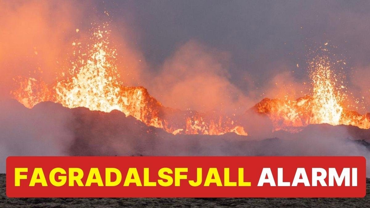İzlanda’daki Fagradalsfjall Yanardağı İçin Patlama Alarmı Verildi: Tüm Kasaba Boşaltıldı