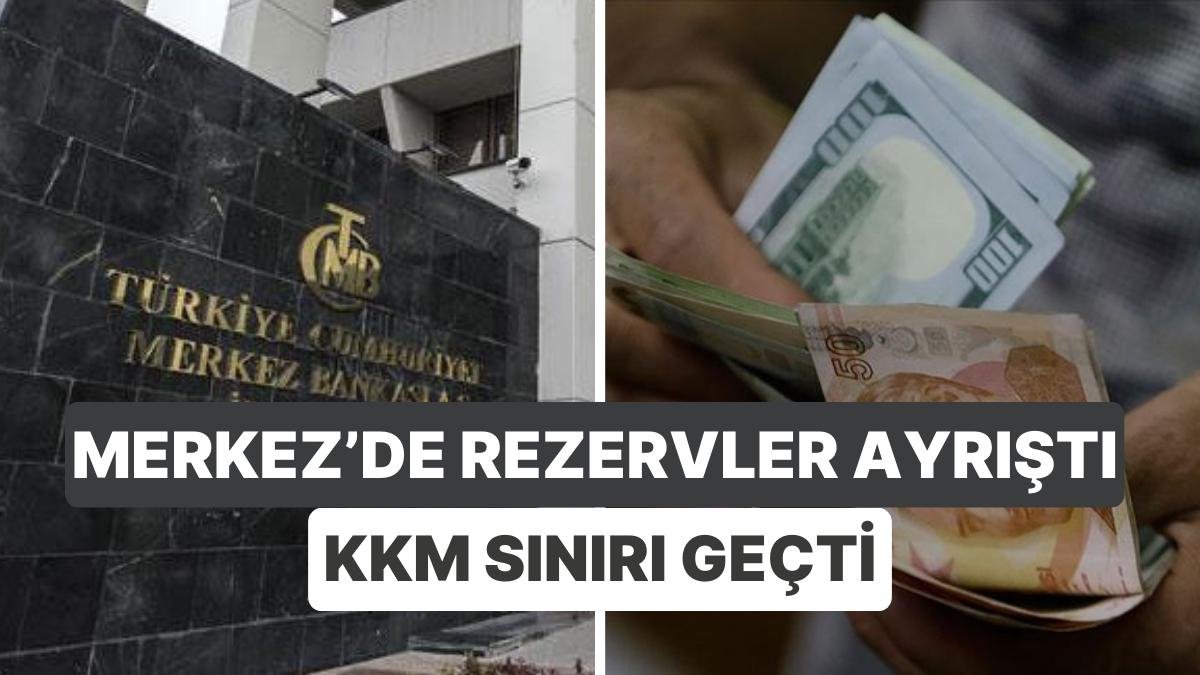 KKM’de Düşüş: 3 Trilyonun Altına İndi! Yabancı Hisse, Vatandaş Döviz Aldı: Merkez’de Rezervler Ayrıştı