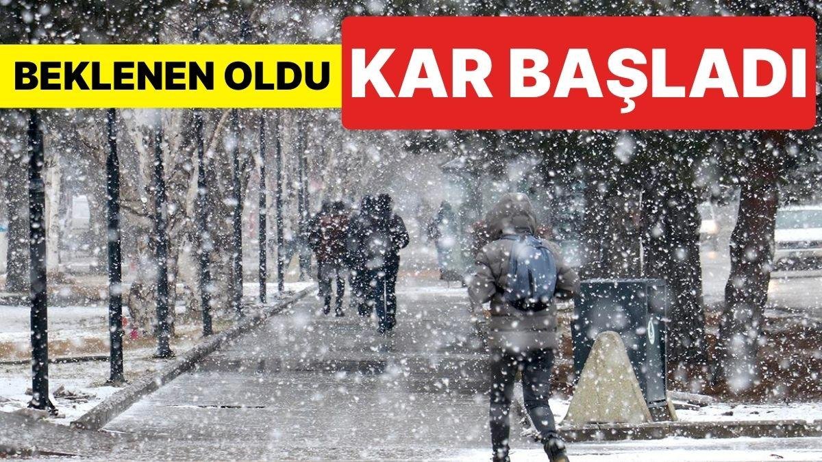 Meteoroloji’den Birçok Şehir İçin Kar, Sağanak ve Fırtına Uyarısı Geldi
