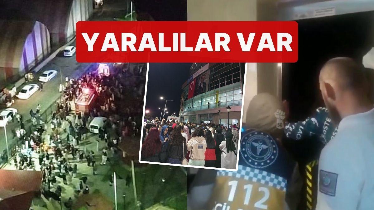 Rize’deki KYK Yurdunda Asansör Boşluğa Düştü! Yaralılar Var