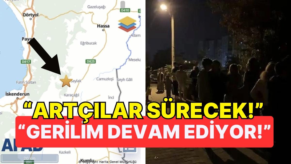 Uzmanlar Hatay’da Yaşanan 4.8 Büyüklüğündeki Deprem ile İlgili Önemli Uyarılarda Bulundu