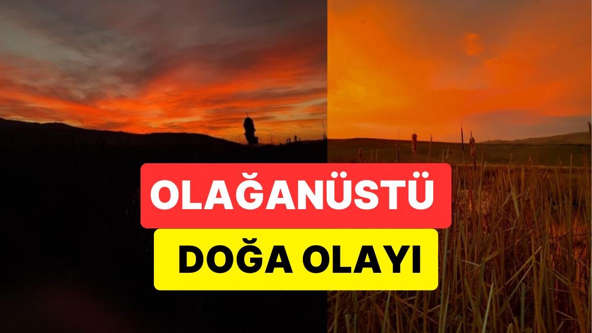 Van’da Gökyüzü Adeta Kırmızıya Boyandı: Kuzey Işıkları Yeniden Görüldü