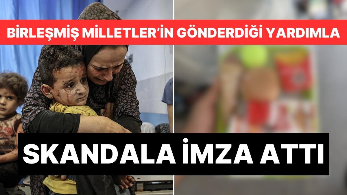 Birlemiş Milletler, Filistin’e Gıda Yardımı Yerine Yiyecek Şeklinde Oyuncak Gönderdi