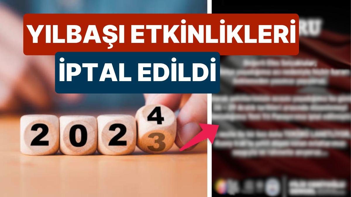 Egeli Belediyelerden Yılbaşı Etkinliklerine İlişkin İptal Duyuruları Peş Peşe Geldi! “Yastayız”