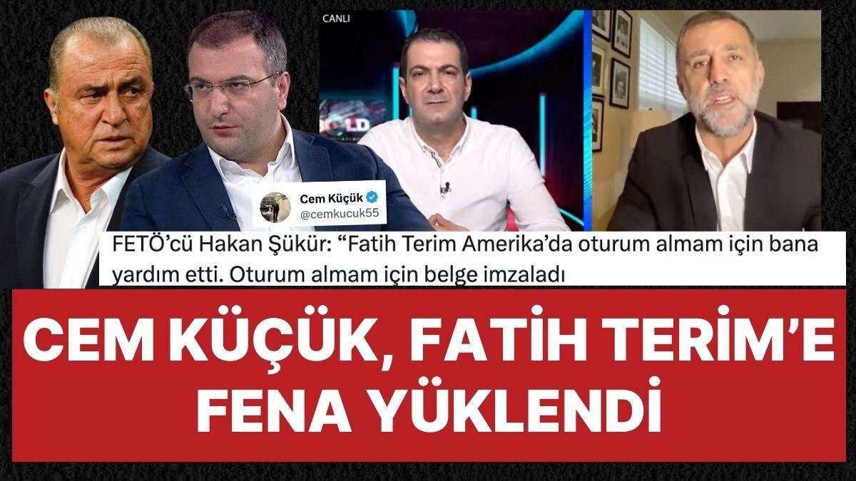 Gazeteci Cem Küçük, Hakan Şükür Videosu Paylaşıp Fatih Terim’e Fena Dokundurdu!