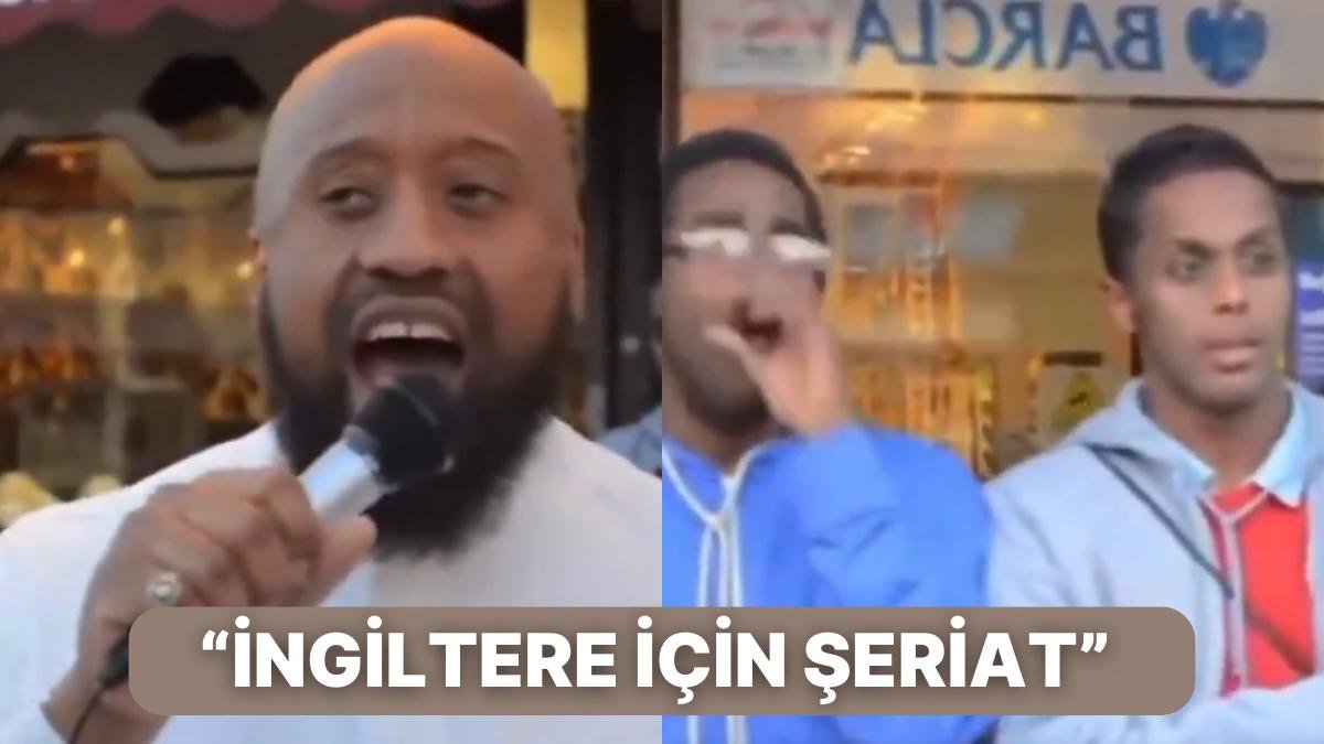İngiltere’de Yaşayan Müslüman Bir Grup Sokağa Çıkıp “İngiltere İçin Şeriat” Sloganı Attılar
