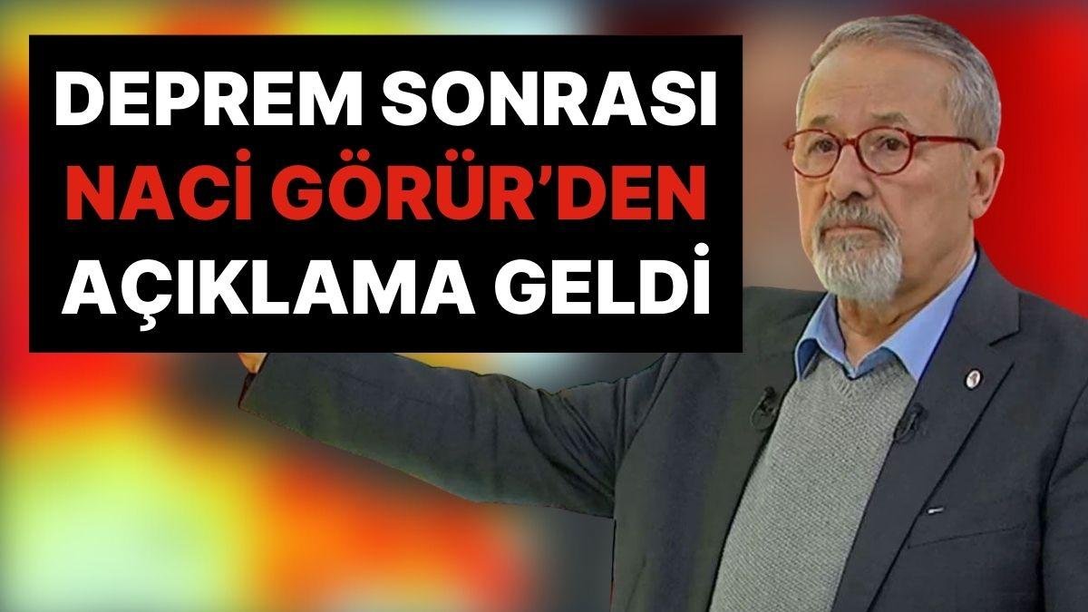 İstanbul’dan Hissedilen Yalova Merkezli Deprem Sonrası Naci Görür’den Açıklama!